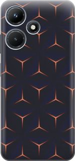 Чехол на Infinix Hot 30i "Темные пирамиды" Gosso Cases