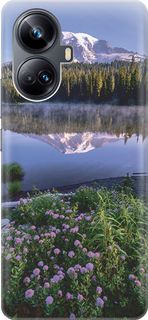 Чехол на Realme 10 Pro+ "Дымка над горным озером" Gosso Cases