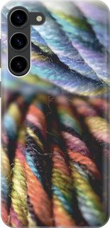 Силиконовый чехол на Samsung Galaxy S23+ с принтом "Пряжа" Gosso Cases