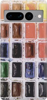 Силиконовый чехол на Google Pixel 7 Pro с принтом "Палитра красок" Gosso Cases