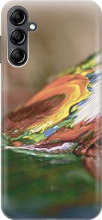 Силиконовый чехол на Samsung Galaxy A14 "Кисть и краска" Gosso Cases
