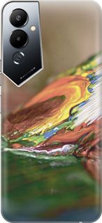 Силиконовый чехол на Tecno Pova 4 с принтом "Кисть и краска" Gosso Cases