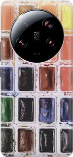 Силиконовый чехол на Xiaomi 13 Ultra "Палитра красок" Gosso Cases