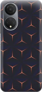 Силиконовый чехол на Honor X7 "Темные пирамиды" Gosso Cases