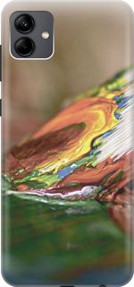 Силиконовый чехол на Samsung Galaxy A04 с принтом "Кисть и краска" Gosso Cases