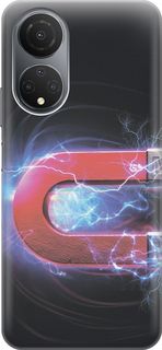 Силиконовый чехол на Honor X7 "Южный полюс магнита" Gosso Cases
