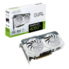 Видеокарта ASUS Dual GeForce RTX 4060 Ti White OC Edition 8GB (DUAL-RTX4060TI-O8G-WHITE)