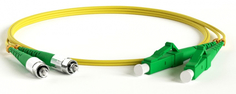 Патч-корд Hyperline RJ45-RJ45 вилка-вилка 2м (FC-D2-9-FC/AR-LC/AR-H-2M-LSZH-YL)