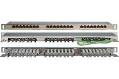 Патч-панель для рэкового шкафа Hyperline PPHD-19-24-8P8C-C6-SH-110D