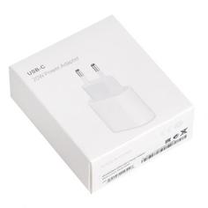 зарядное устройство для Apple iPhone 20W, Type-C, без кабеля, белый No Brand