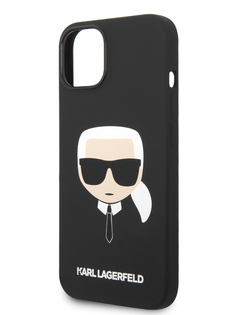 Чехол Karl Lagerfeld для iPhone 14 с MagSafe черный