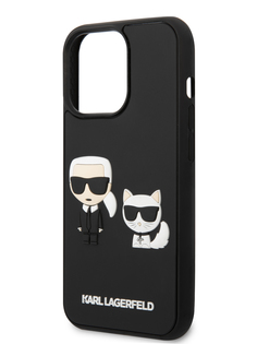 Чехол Karl Lagerfeld для iPhone 13 Pro Max c 3D принтом, Black