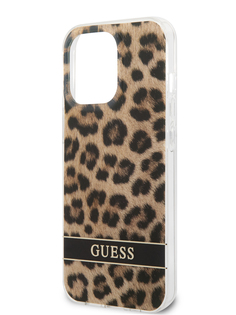 Чехол Guess для iPhone 13 Pro Leopard, Brown