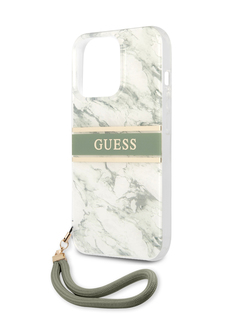 Чехол Guess для iPhone 13 Pro со шнурком, зеленый