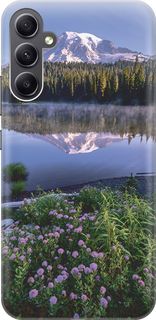 Чехол на Samsung Galaxy A34 5G с принтом "Дымка над горным озером" Gosso Cases