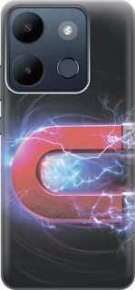Чехол на Infinix Smart 7/Tecno Spark Go 2023/Pop 7/Pop 7 Pro "Южный полюс магнита" Gosso Cases