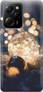 Чехол на Poco X5 Pro 5G "Гирлянда в лампочке" Gosso Cases