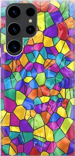 Чехол на Samsung Galaxy S23 Ultra "Яркая мозаика" Gosso Cases