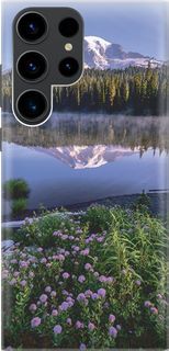 Чехол на Samsung Galaxy S23 Ultra с принтом "Дымка над горным озером" Gosso Cases