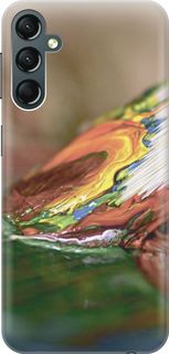 Силиконовый чехол на Samsung Galaxy A24 с принтом "Кисть и краска" Gosso Cases