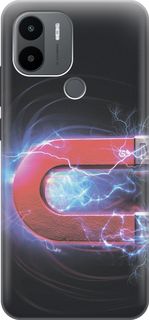 Чехол на Xiaomi Redmi A1+ с принтом "Южный полюс магнита" Gosso Cases