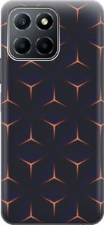 Чехол на Honor X6/X8 5G с эффектом блеска "Темные пирамиды" Gosso Cases