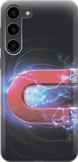 Чехол на Samsung Galaxy S23+ с принтом "Южный полюс магнита" Gosso Cases
