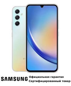 Смартфон Samsung Galaxy A34 6/128GB Silver