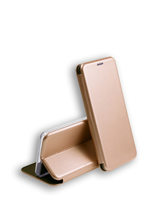 Чехол книжка для Samsung Galaxy A54 5G (A546) противоударный, с магнитом, золотистый Zibelino
