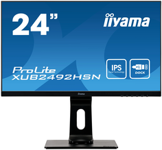 23.8" Монитор IIYAMA ProLite XUB2492HSN-B1 черный 75Hz 1920x1080 IPS
