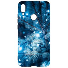 Чехол-накладка Krutoff Софт Кейс Гирлянда для Xiaomi Redmi Note 7 черный