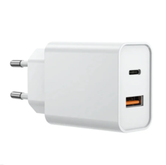 Сетевое зарядное устройство WiWU Comet Type-C + QC 3.0 Power Adapter 20 Вт White No Brand