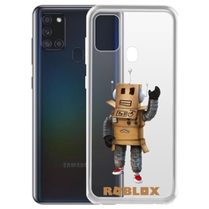 Чехол-накладка Roblox-Мистер Робот для Samsung Galaxy A21s (A217) Krutoff