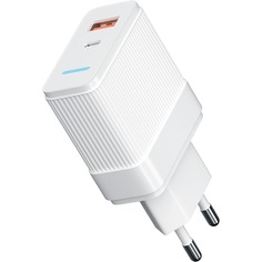 Сетевое зарядное устройство Red Line UN-20 1xUSB, 1xUSB Type-C 5 А белый