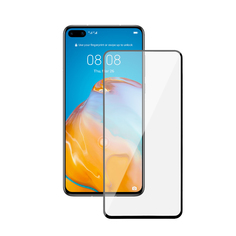 Защитное стекло Deppa для Huawei P40 3D Full Glue черная рамка