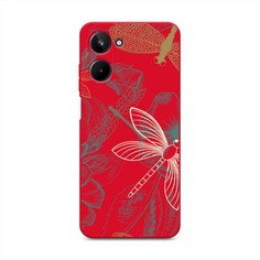 Чехол Awog на Realme 10 4G "Тени стрекоз"