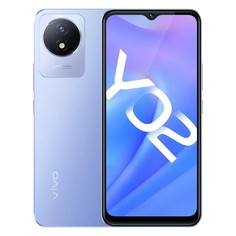 Смартфон Vivo Y02, 6.51, 2 Гб, 32 Гб, 8 Мп, 5 Мп, 2 Sim, LTE, 5000 мАч, синий