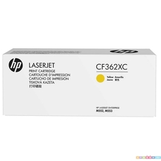 Тонер-картридж для лазерного принтера HP CF362XC (CF362XC) желтый, оригинальный
