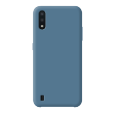 Чехол Deppa Liquid Silicone Case для Samsung Galaxy A01 (2020) синий