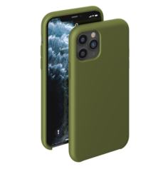 Чехол Deppa Liquid Silicone Case для Apple iPhone 11 Pro оливковый картон