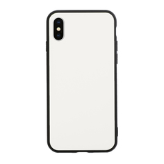 Чехол Glass для Apple iPhone X, белый, Deppa 900088