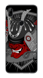 Чехол для Honor 9X/Huawei P Smart Z "Красная маска самурая" Case Place