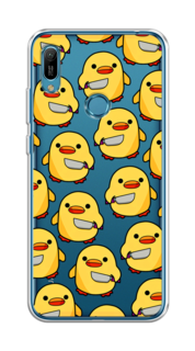 Чехол на Huawei Y6 2019/Honor 8a/8a Pro/Y6s "Утка с ножом" Case Place