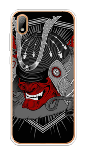 Чехол на Huawei Y5 2019/Honor 8S/8S Prime "Красная маска самурая" Case Place