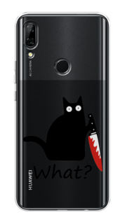 Чехол для Honor 9X/Huawei P Smart Z "Котик с ножом" Case Place