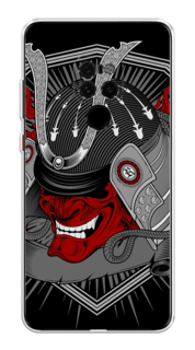 Чехол на Huawei Mate 20 "Красная маска самурая" Case Place
