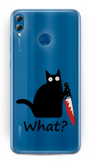 Чехол для Honor 8X "Котик с ножом" Case Place