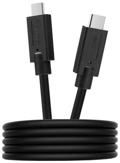 Кабель CANYON usb Type C - usb Type C, 1м черный (USB-C - USB-C 100W UC-9 CNS-USBC9W)