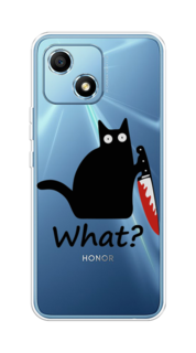 Чехол на Honor Play 30 "Котик с ножом" Case Place
