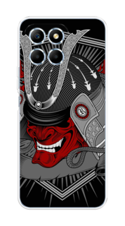 Чехол для Honor X6 "Красная маска самурая" Case Place